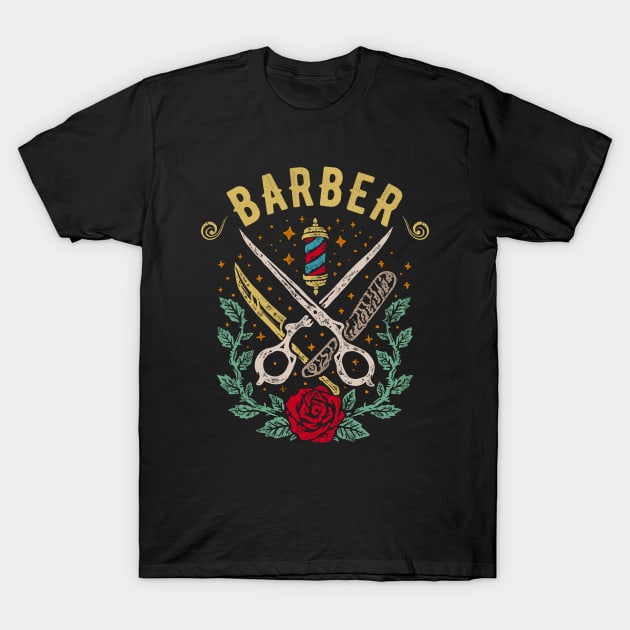Barber T-Shirt by AllWellia